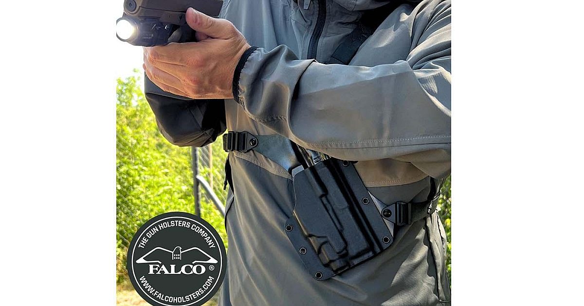 Falco D910 L Light-Bearing Chest Holster Falco D910 L Light-Bearing Chest Holster
