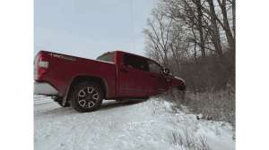 Truck in Ditch