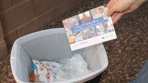 Direct Mail dump in trash