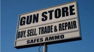 Gun Shop sign Photo by i Stock 190104 102815
