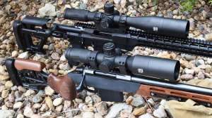 CE Range Report Caracal Tikka A precision pari with different leans but both delivering sub 14 MOA accuracy copy
