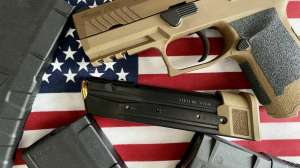 Sig Sauer M18 with magazines American flag photo by Clemons f4159788da6a13a05c7755e7e3b29890 200818 142506