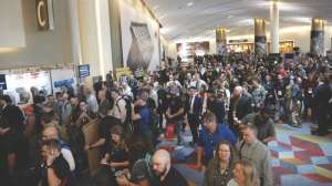 Waiting to enter SHOT Show 2020 f4159788da6a13a05c7755e7e3b29890 200420 142502