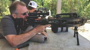 Bob Robb shooting Mission Crossbow