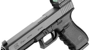 A Glock 41 Gen4 w Leupold DP Pro reddot sight