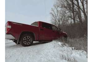 Truck in Ditch