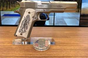 Colt 1911 and Challenge Coin Studio Photo e991f65cda8cad0d03a7ea8cd2674507