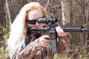 Bushmaster Minimalist The author found the Minimalist SD mounted naturally and comfortably to her shoulder and generated minimal recoil 190104 102840