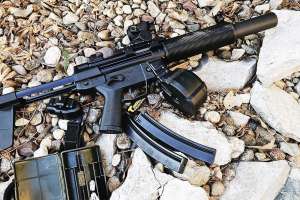 CE Range Report Tricked out with Magpul Timney accessories and an YHM R45 suppressor copy