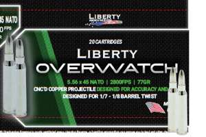 Liberty Over Watch 5 56 77 grain
