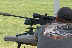 Shooting suppressed rifle helps with noise reduction and accuracy CLEMONS PHOTO
