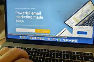 Constant Contact screen email marketing