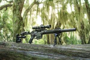 Mc Millan Firearms ALIAS action rifle suppressor