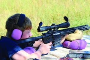 Savage MSR10 Hunter rifle youth shooter photo Jace Bauserman